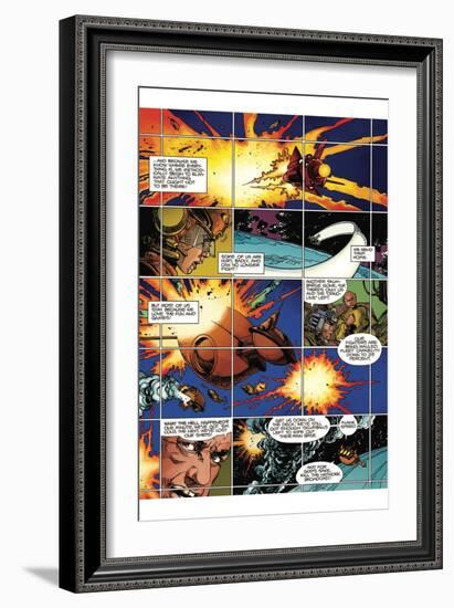 Star Slammers Issue No. 3 - Page 13-Walter Simonson-Framed Art Print