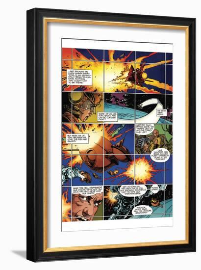 Star Slammers Issue No. 3 - Page 13-Walter Simonson-Framed Art Print