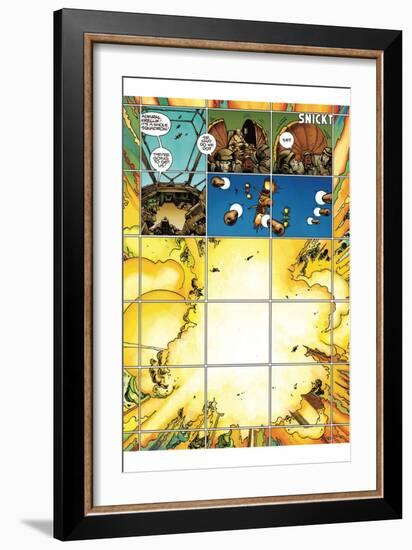 Star Slammers Issue No. 3 - Page 15-Walter Simonson-Framed Art Print