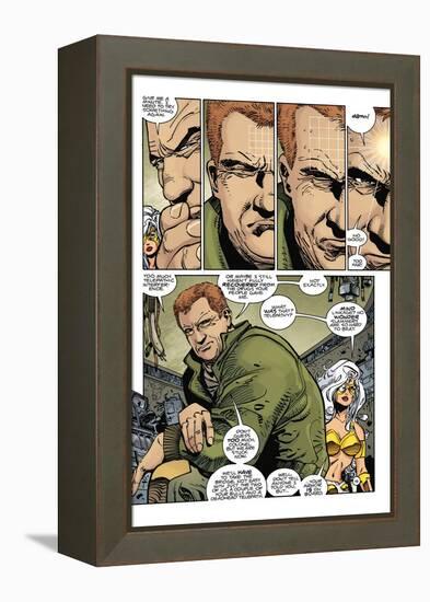 Star Slammers Issue No. 7: The Minoan Agendas, Chapter 4: The Ship - Page 16-Walter Simonson-Framed Stretched Canvas