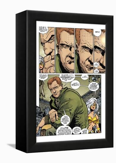 Star Slammers Issue No. 7: The Minoan Agendas, Chapter 4: The Ship - Page 16-Walter Simonson-Framed Stretched Canvas