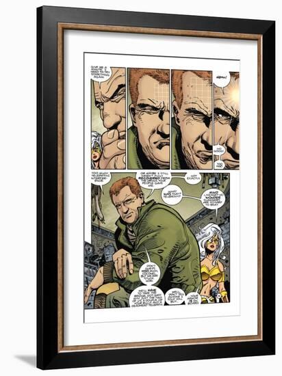 Star Slammers Issue No. 7: The Minoan Agendas, Chapter 4: The Ship - Page 16-Walter Simonson-Framed Premium Giclee Print