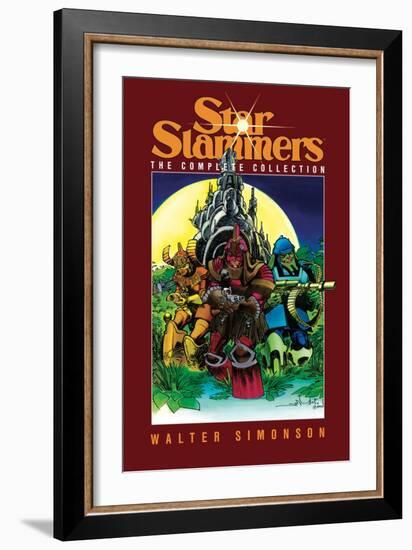 Star Slammers: The Complete Collection - Collected Edition Cover-Walter Simonson-Framed Art Print