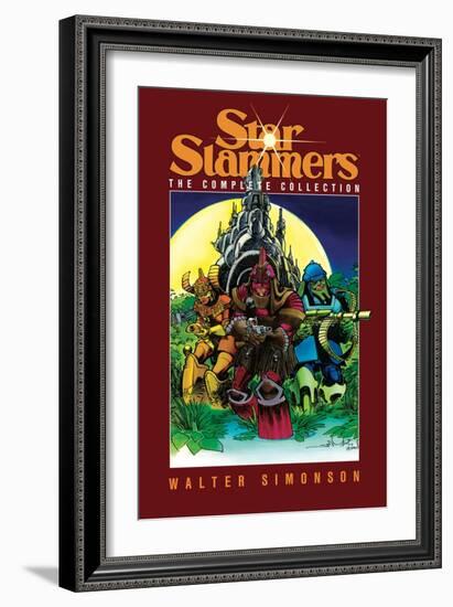 Star Slammers: The Complete Collection - Collected Edition Cover-Walter Simonson-Framed Art Print