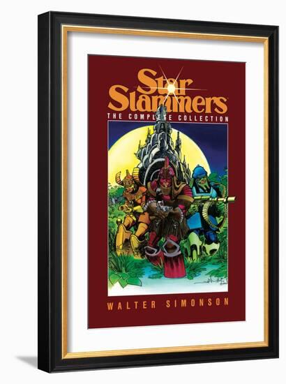 Star Slammers: The Complete Collection - Collected Edition Cover-Walter Simonson-Framed Art Print