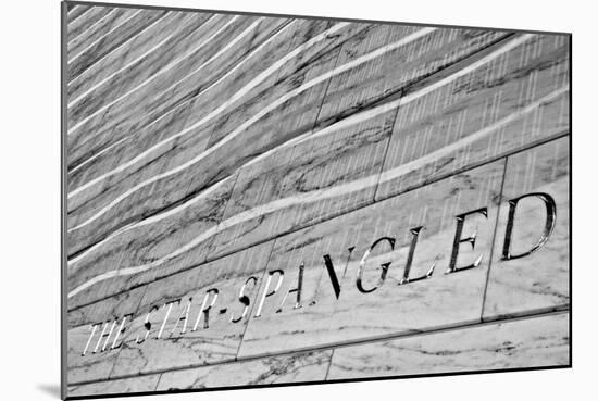 Star Spangled Banner Washington DC-null-Mounted Photo