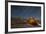 Star Trails Above a Campsite in Anza Borrego Desert State Park, California-null-Framed Photographic Print