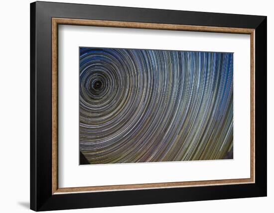 Star Trails, Artistic Interpreted-Niki Haselwanter-Framed Photographic Print