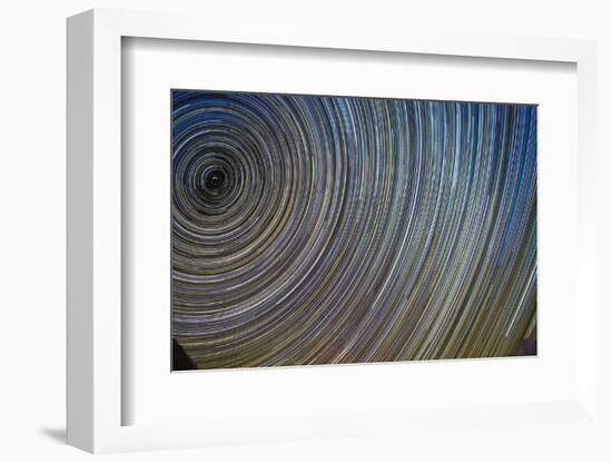 Star Trails, Artistic Interpreted-Niki Haselwanter-Framed Photographic Print