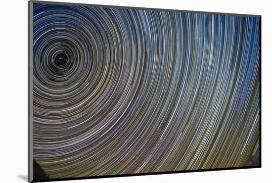 Star Trails, Artistic Interpreted-Niki Haselwanter-Mounted Photographic Print