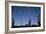 Star Trails Over Cacti-David Nunuk-Framed Photographic Print