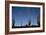 Star Trails Over Cacti-David Nunuk-Framed Photographic Print