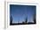 Star Trails Over Cacti-David Nunuk-Framed Photographic Print