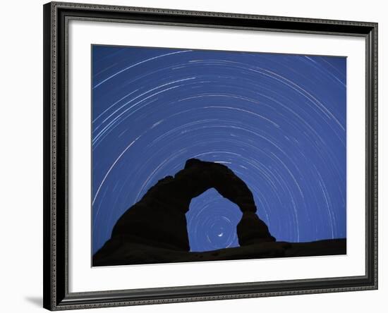 Star Trails over Delicate Arch-Paul Souders-Framed Photographic Print