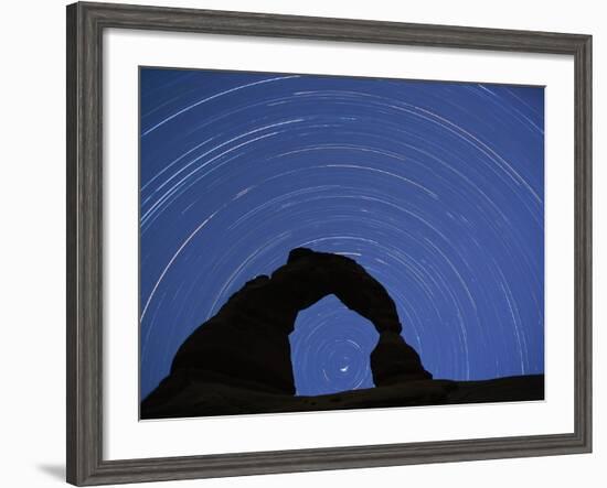 Star Trails over Delicate Arch-Paul Souders-Framed Photographic Print