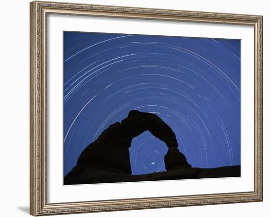 Star Trails over Delicate Arch-Paul Souders-Framed Photographic Print