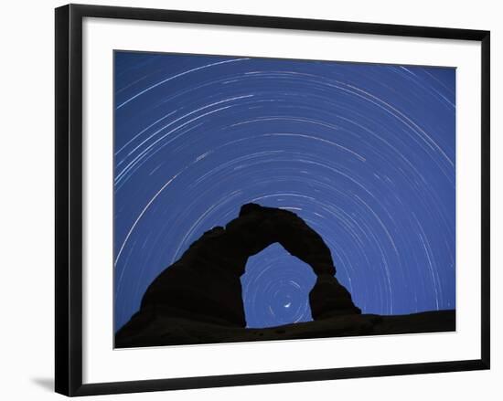 Star Trails over Delicate Arch-Paul Souders-Framed Photographic Print