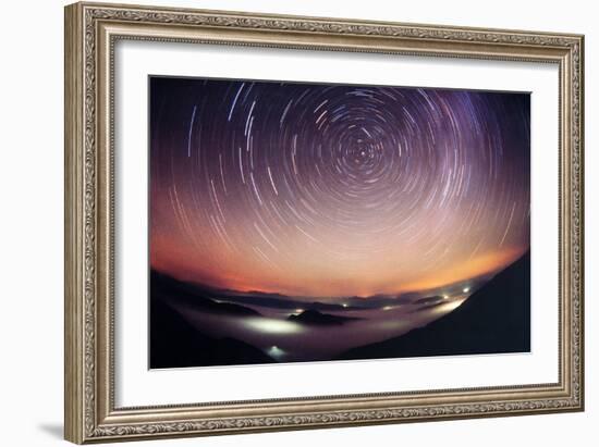 Star Trails-Laurent Laveder-Framed Photographic Print