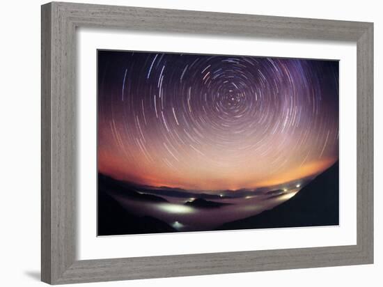 Star Trails-Laurent Laveder-Framed Photographic Print