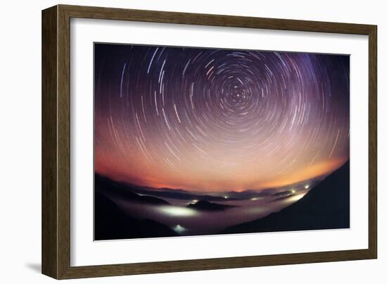 Star Trails-Laurent Laveder-Framed Photographic Print