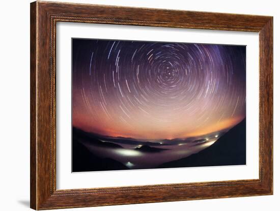 Star Trails-Laurent Laveder-Framed Photographic Print