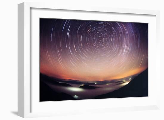 Star Trails-Laurent Laveder-Framed Photographic Print