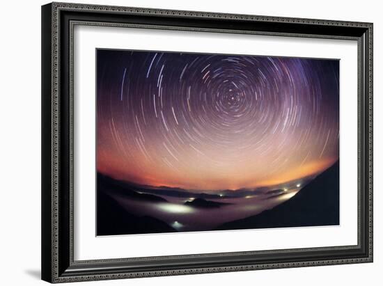 Star Trails-Laurent Laveder-Framed Photographic Print