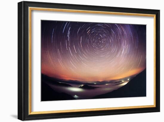 Star Trails-Laurent Laveder-Framed Photographic Print