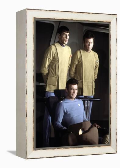 Star Trek, le film (Star Trek: The Motion Picture) by Robert Wise with William Shatner, DeForest Ke-null-Framed Stretched Canvas