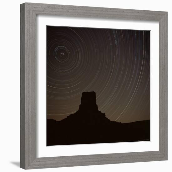 Star Trek Over Monument Valley, an Area in Utah and Arizona, USA-Tony Gervis-Framed Photographic Print