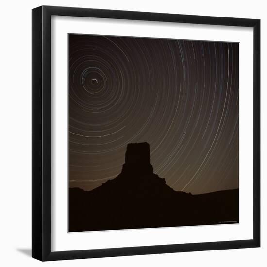 Star Trek Over Monument Valley, an Area in Utah and Arizona, USA-Tony Gervis-Framed Photographic Print