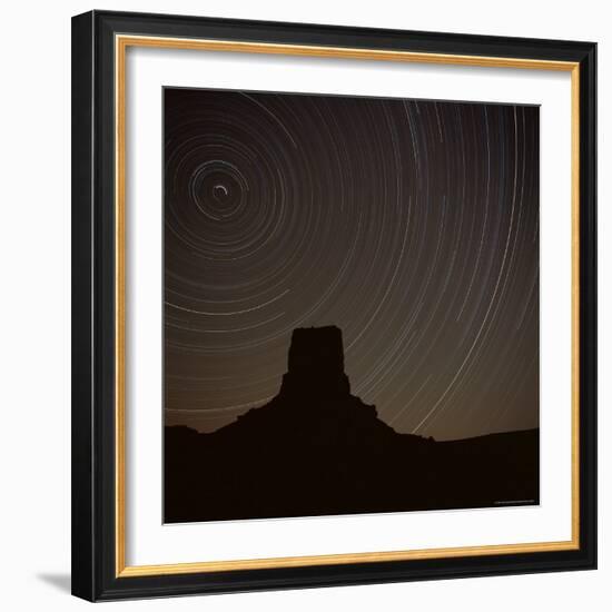 Star Trek Over Monument Valley, an Area in Utah and Arizona, USA-Tony Gervis-Framed Photographic Print