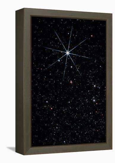 Star Vega In the Constellation of Lyra-John Sanford-Framed Premier Image Canvas