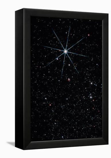 Star Vega In the Constellation of Lyra-John Sanford-Framed Premier Image Canvas