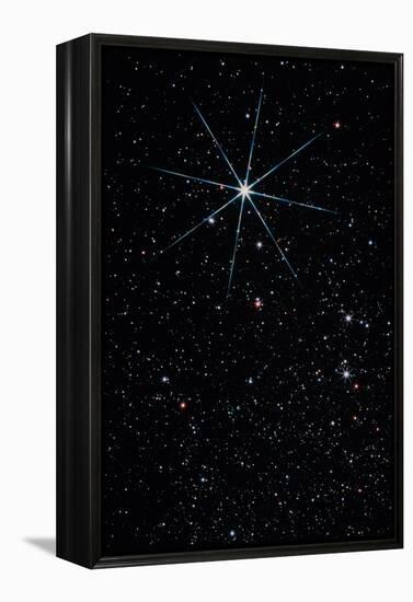 Star Vega In the Constellation of Lyra-John Sanford-Framed Premier Image Canvas