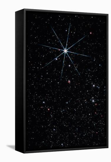 Star Vega In the Constellation of Lyra-John Sanford-Framed Premier Image Canvas