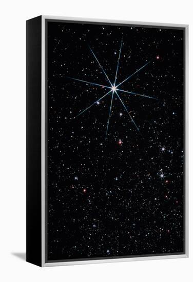 Star Vega In the Constellation of Lyra-John Sanford-Framed Premier Image Canvas