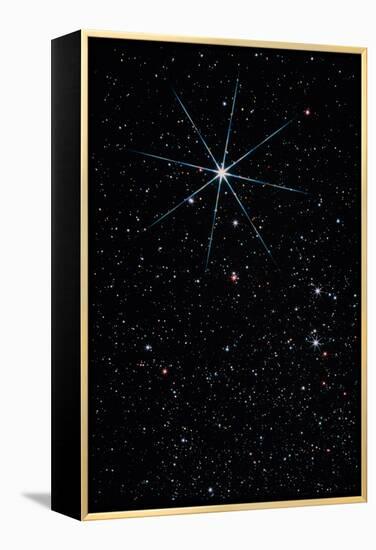 Star Vega In the Constellation of Lyra-John Sanford-Framed Premier Image Canvas