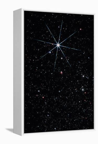 Star Vega In the Constellation of Lyra-John Sanford-Framed Premier Image Canvas