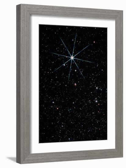 Star Vega In the Constellation of Lyra-John Sanford-Framed Photographic Print