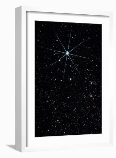 Star Vega In the Constellation of Lyra-John Sanford-Framed Photographic Print