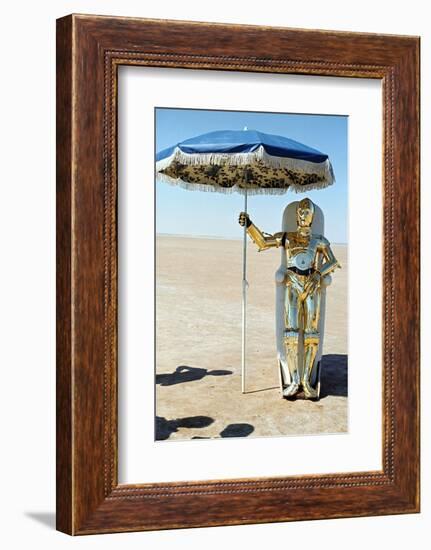 Star Wars: Episode IV-A New Hope [1977], directed by GEORGE LUCAS.-null-Framed Photographic Print