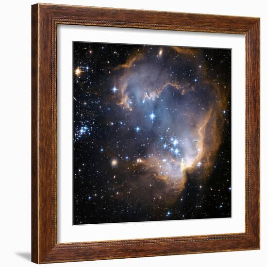 Starbirth Region NGC 602-Hubble Heritage-Framed Premium Photographic Print