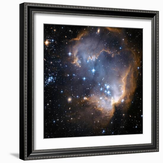 Starbirth Region NGC 602-Hubble Heritage-Framed Premium Photographic Print