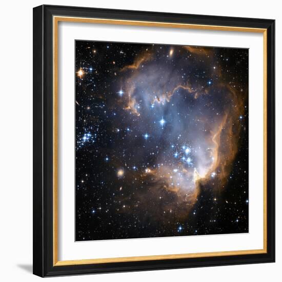 Starbirth Region NGC 602-Hubble Heritage-Framed Premium Photographic Print