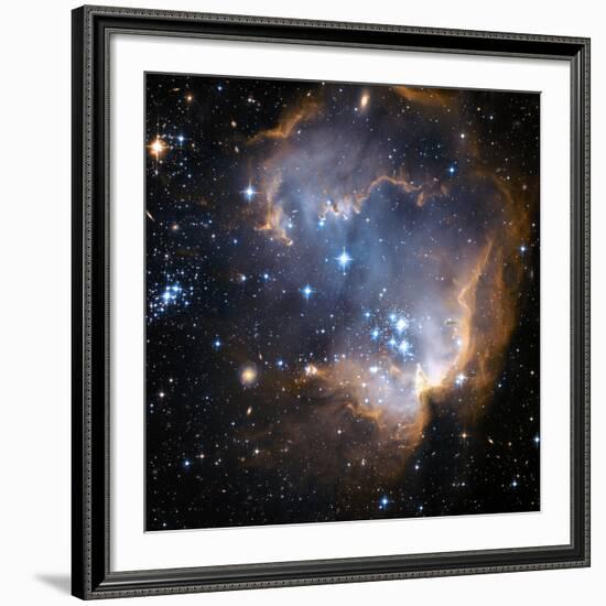 Starbirth Region NGC 602-Hubble Heritage-Framed Photographic Print