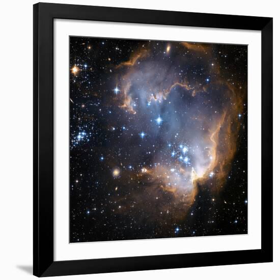 Starbirth Region NGC 602-Hubble Heritage-Framed Photographic Print
