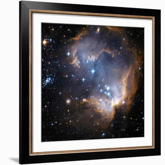 Starbirth Region NGC 602-Hubble Heritage-Framed Photographic Print