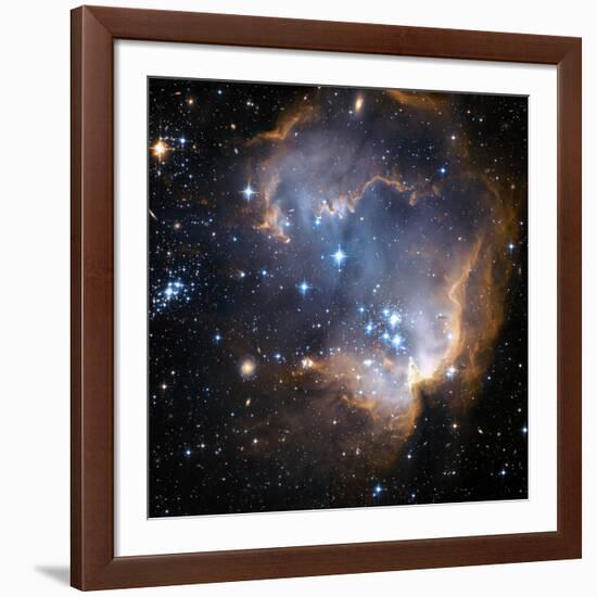 Starbirth Region NGC 602-Hubble Heritage-Framed Photographic Print