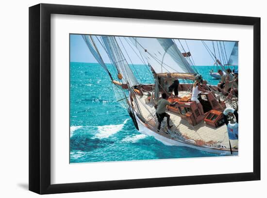 Starboard Down-null-Framed Art Print